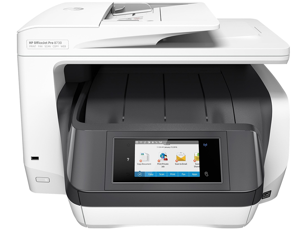 HP Officejet Pro 8730 All-in-One - imprimante multifonctions jet d'encre couleur A4 - Wifi 