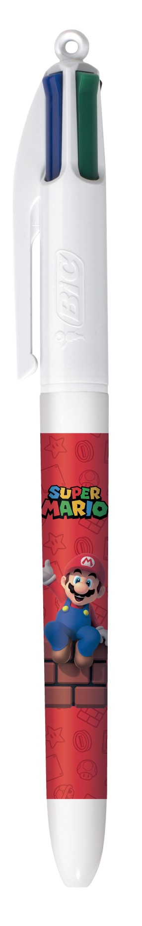 BIC 4 Couleurs Super Mario - Stylo à bille 4 couleurs - 1 mm - différents modèles disponibles
