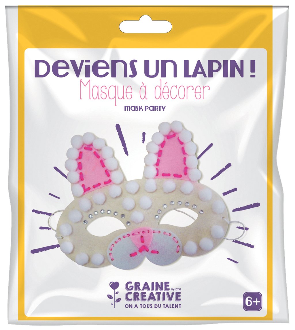 Lot De 12 Masques Enfants à Décorer - Activité Créative, Peinture, Fête, Carnaval - 13