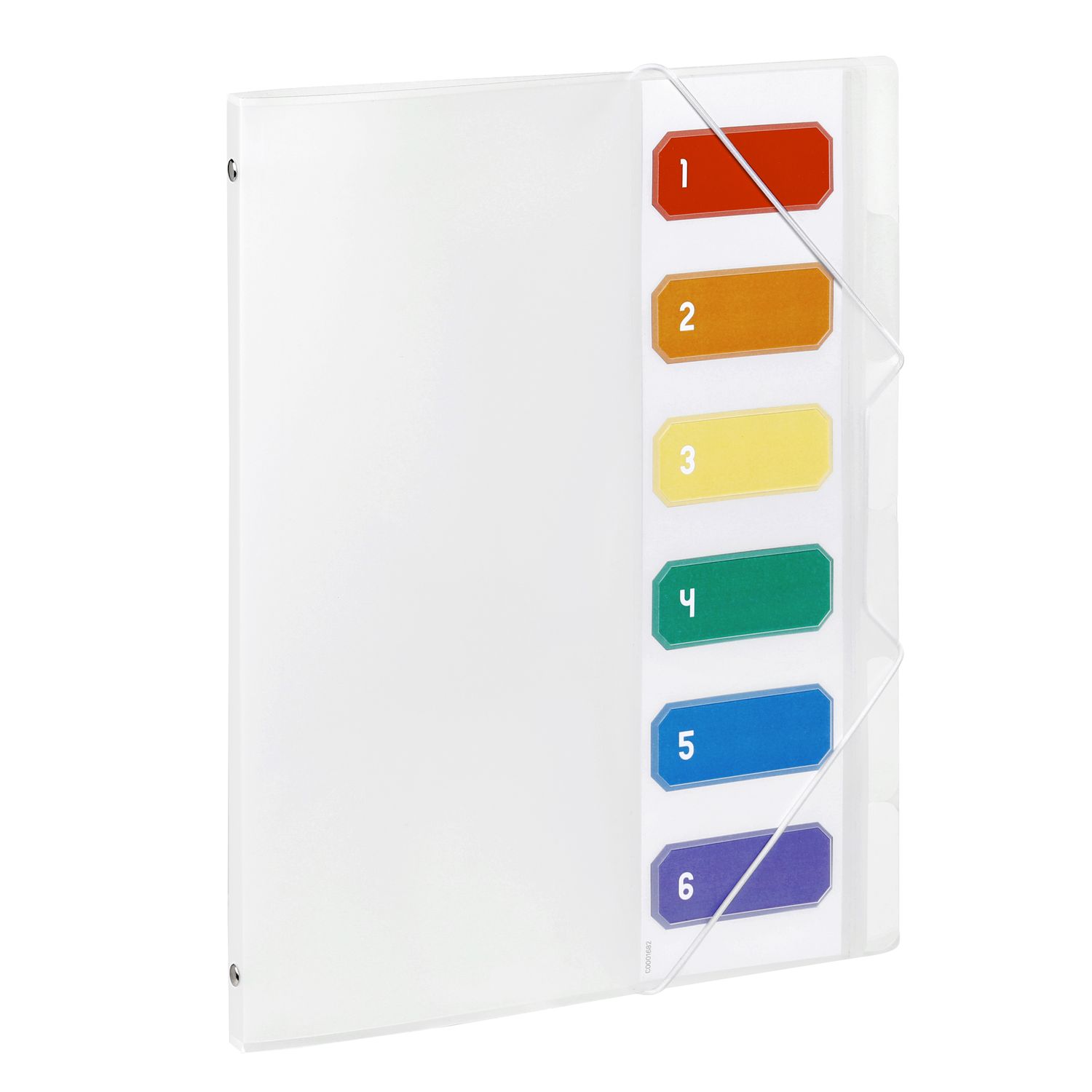 Viquel - Trieur polypro 6 compartiments - A4 - incolore