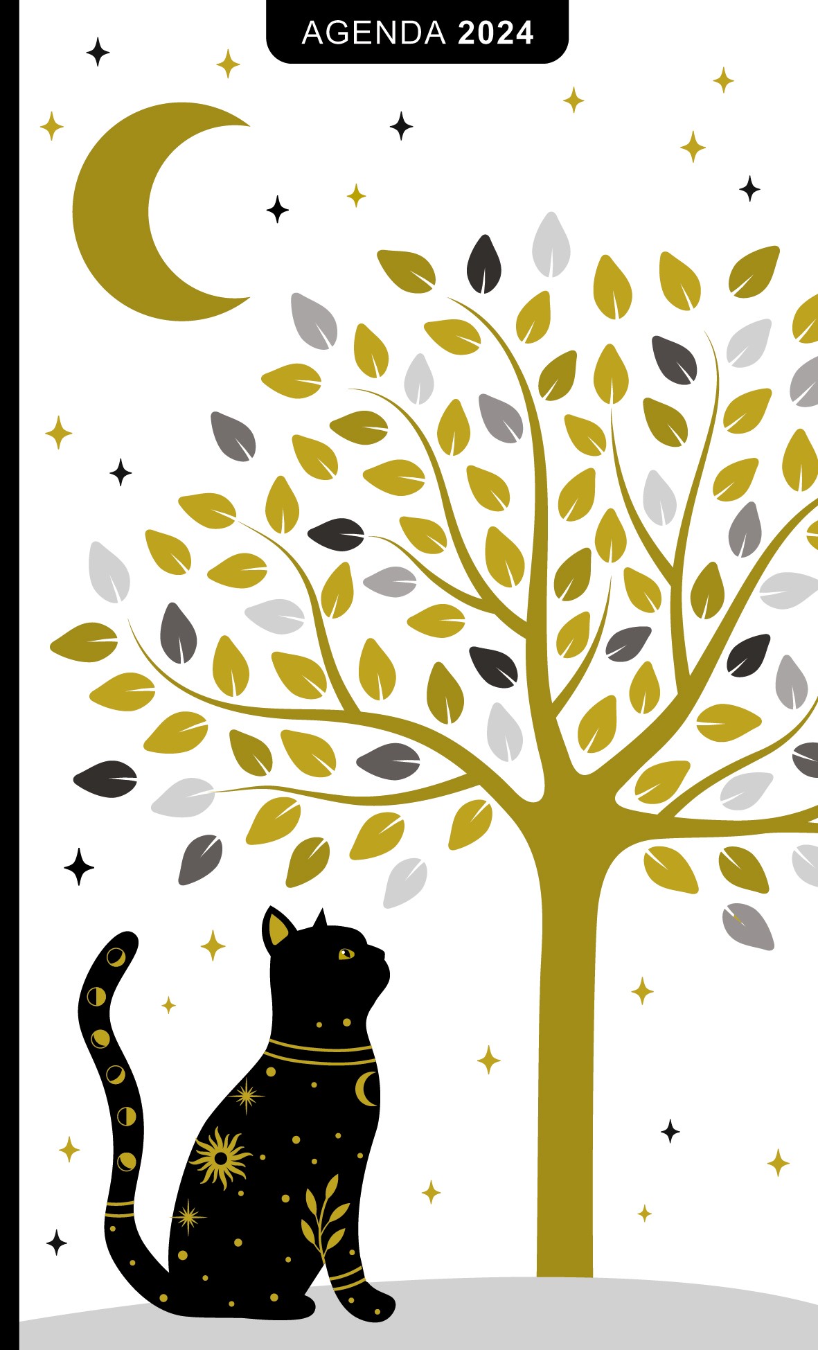 Agenda De Poche 2026 Idena - Format 13x21 Cm, 1 Semaine Par Page, Motif Chat Mignon, Avec élastique Et Poche Intérieure