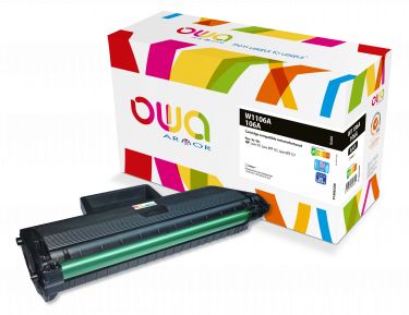 cartouche laser compatible HP 106A - noir  - Owa