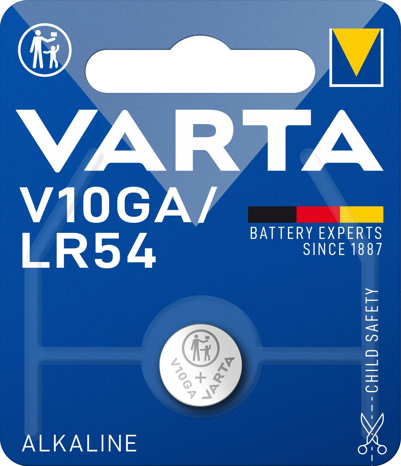 VARTA LR54/V10GA - 1 pile bouton spéciale - 1,5V