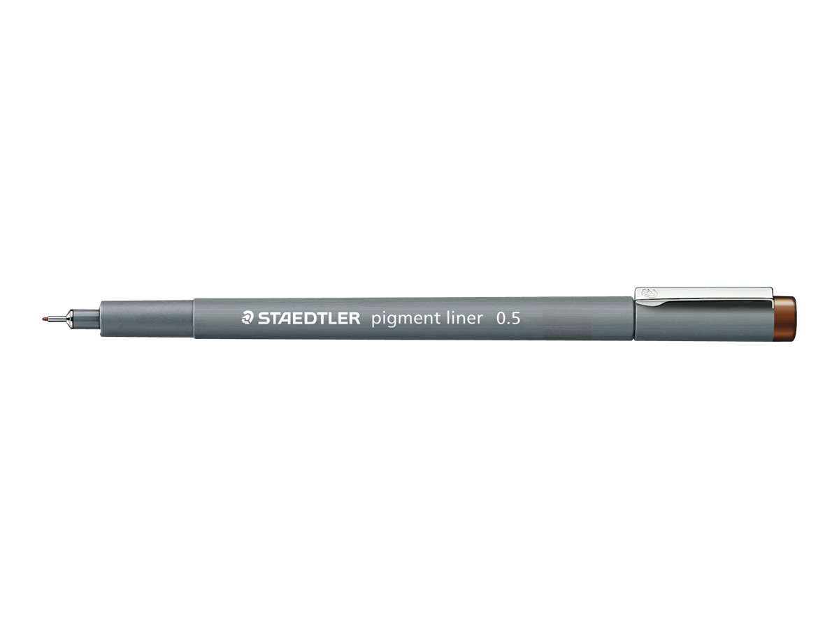 STAEDTLER pigment liner - Feutre fin - 0.5 mm - marron