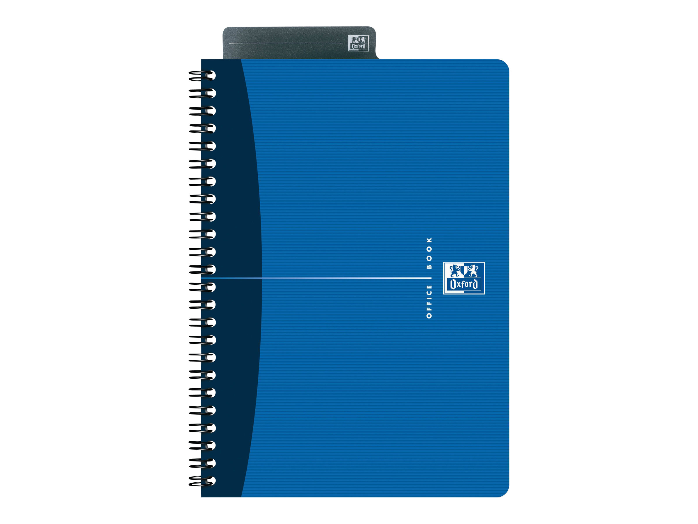Oxford Office Essentials - Cahier à spirale A5 - 100 pages - petits carreaux (5x5 mm) - disponible dans différentes couleurs