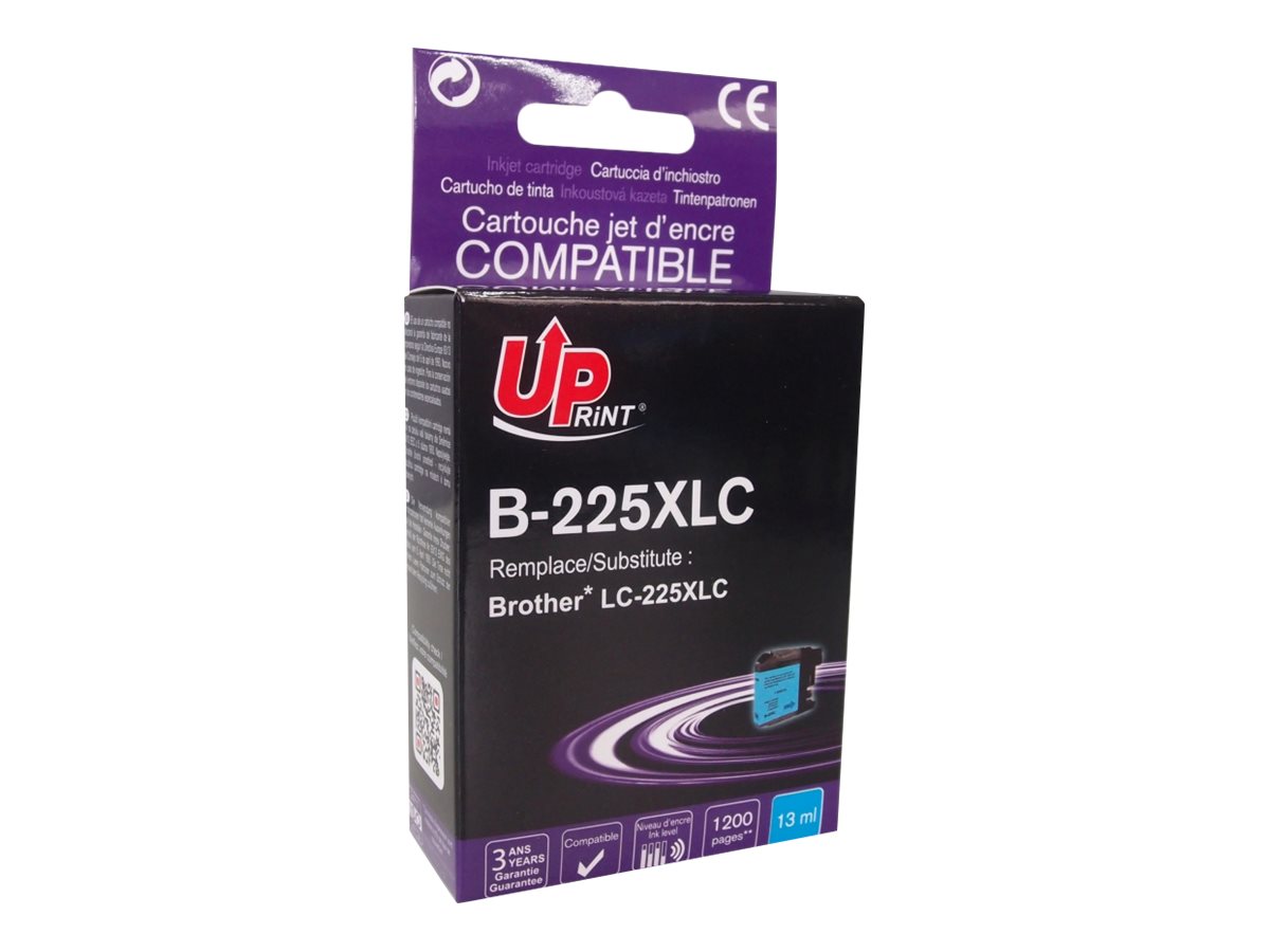 Cartouche compatible Brother LC225XL - cyan - UPrint B.225XLC 