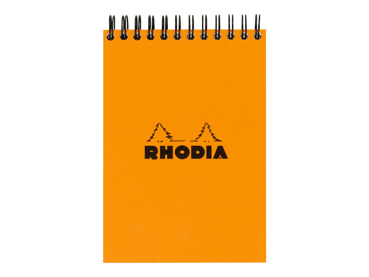 Rhodia - Bloc notes à spirale - 10 x 15 cm - 160 pages - petits carreaux
