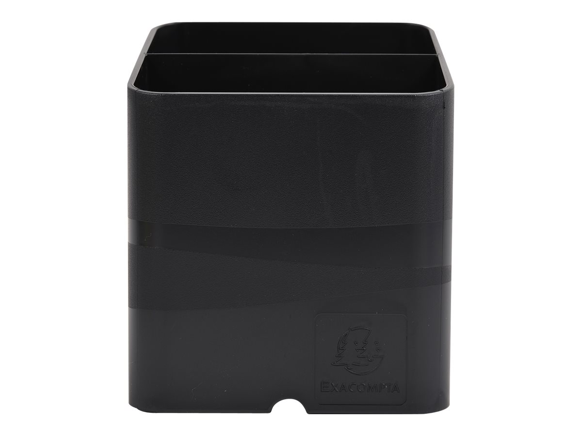 Exacompta Pen Cube Ecoblack - Pot à crayons magnétique - noir