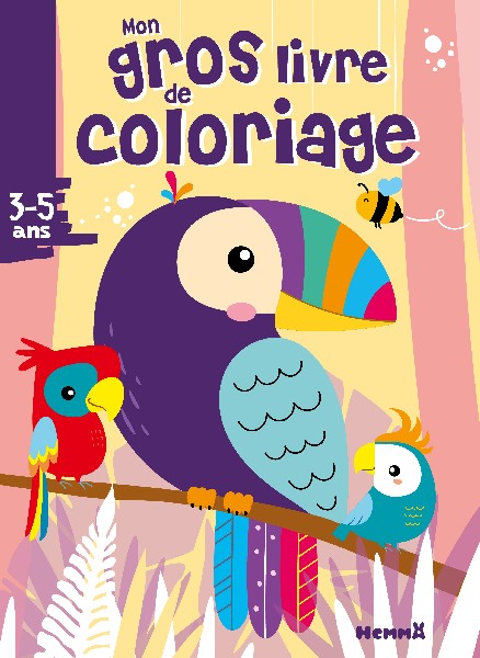 Mon gros livre de coloriage - Perroquets