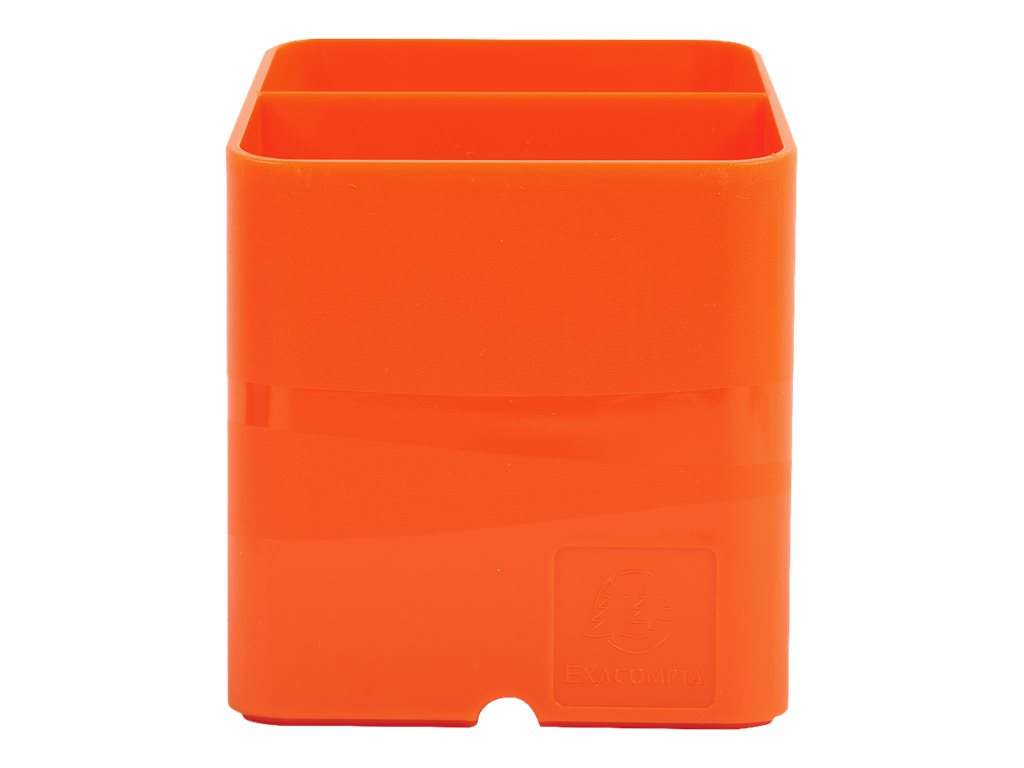 Exacompta Pen-Cube - Pot à crayons orange