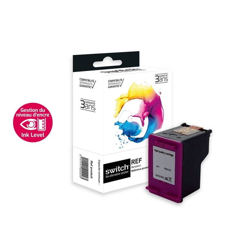 Cartouche compatible HP 305XL - cyan, magenta, jaune - Switch 
