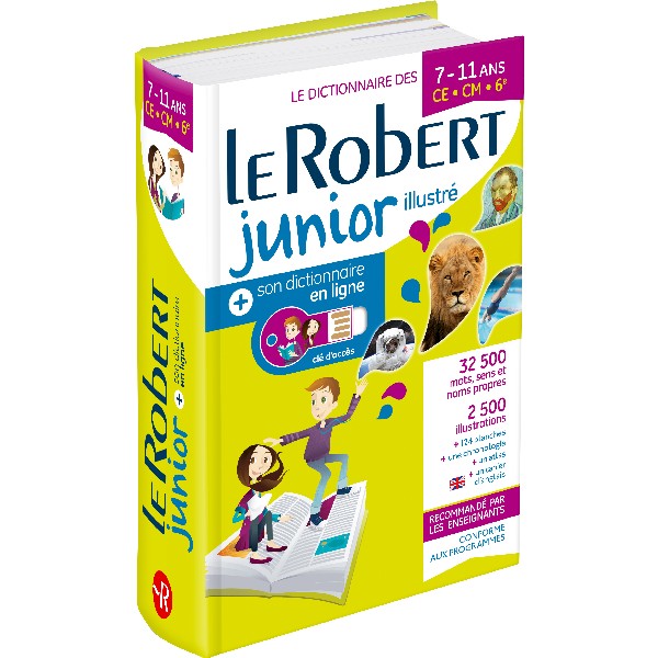 Le Robert Junior Illustré et son dictionnaire en ligne + clé d'accès