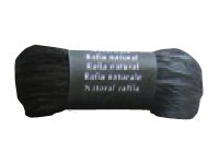 Maildor - Pelote de raphia naturel - ruban d'emballage 50 g - noir