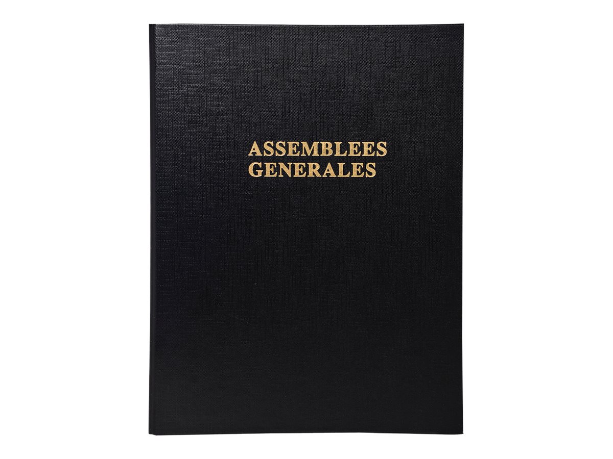 Exacompta - Reliure Délibérations des assemblées générales 4 anneaux