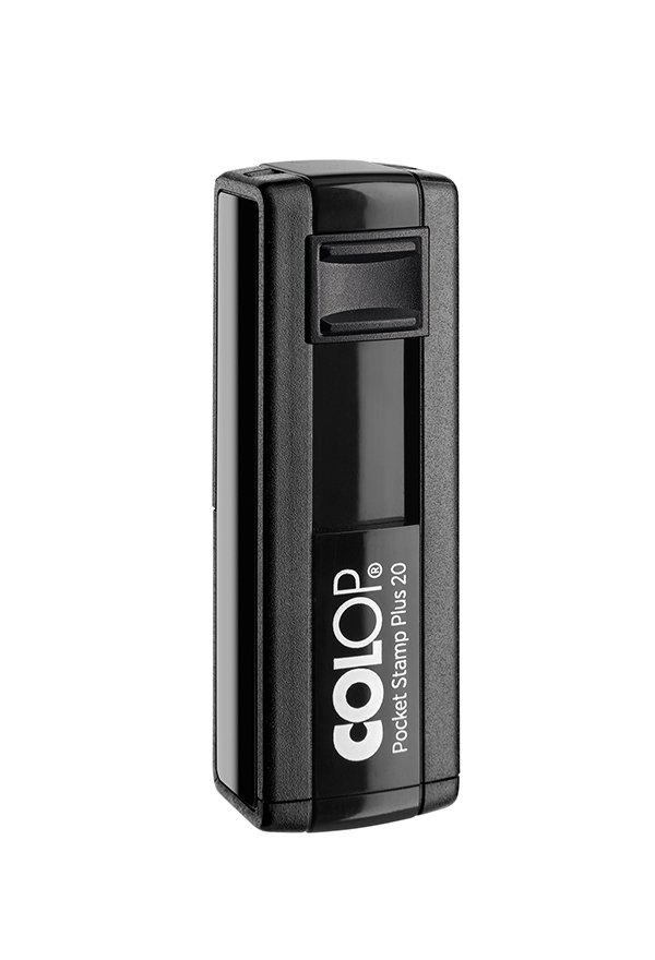 Colop Pocket Stamp Plus 20 - Tampon de poche personnalisable - 4 lignes - format rectangulaire