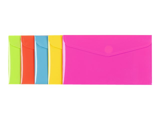 Viquel Happy Fluo - Enveloppe 22 x 12,5 cm - disponible dans différentes couleurs