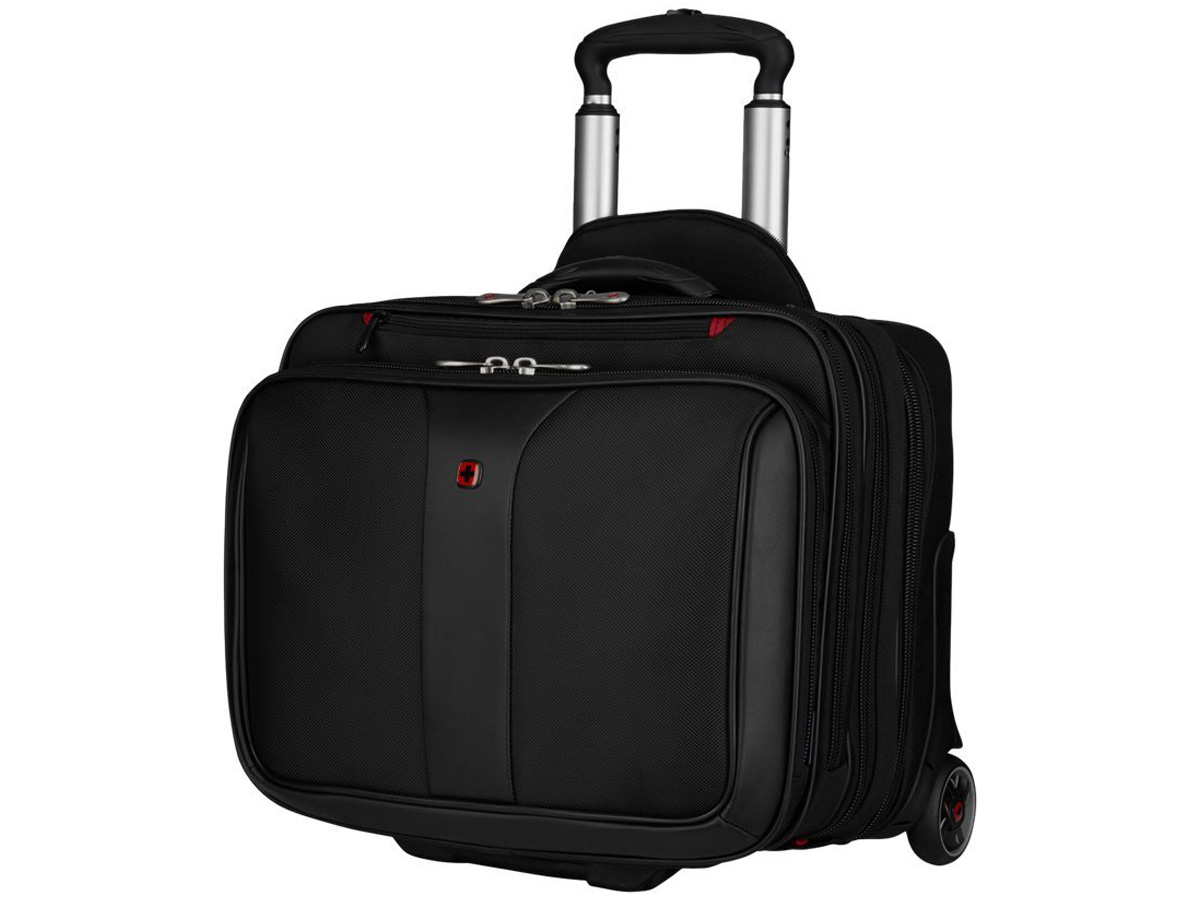 Sacoche à Roulettes WENGER Patriot - Porte-documents 2 En 1 Pour Ordinateur 17" - Noir - Design Pro