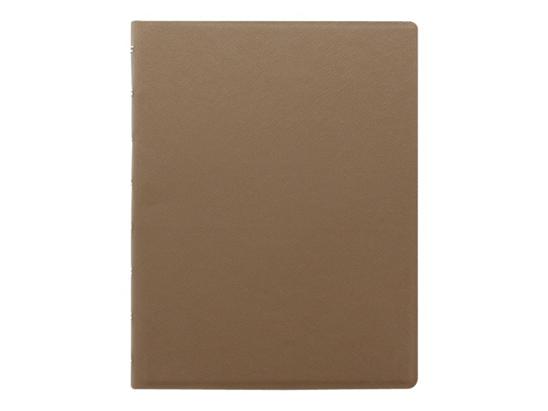 Filofax Saffiano - Carnet de notes à spirale A5 - taupe