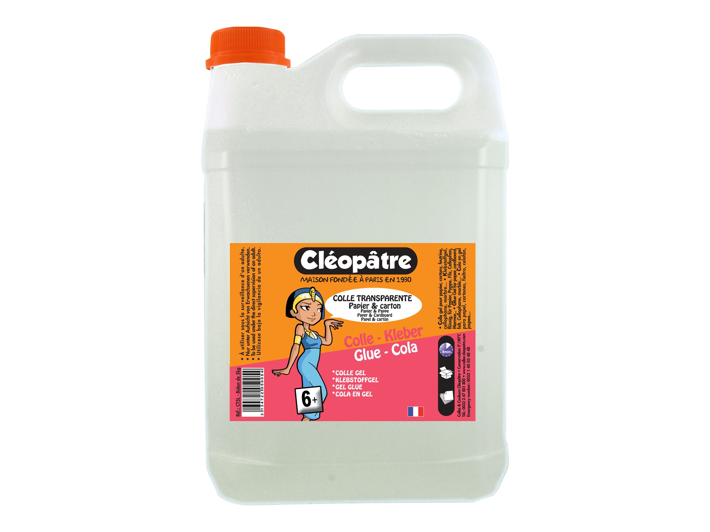 Cléopâtre - Colle transparente - Bidon de 5 kg