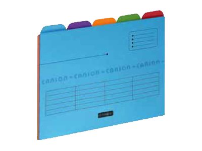 Oxford - 25 Chemises à onglets pour tiroirs - kraft - coloris assortis