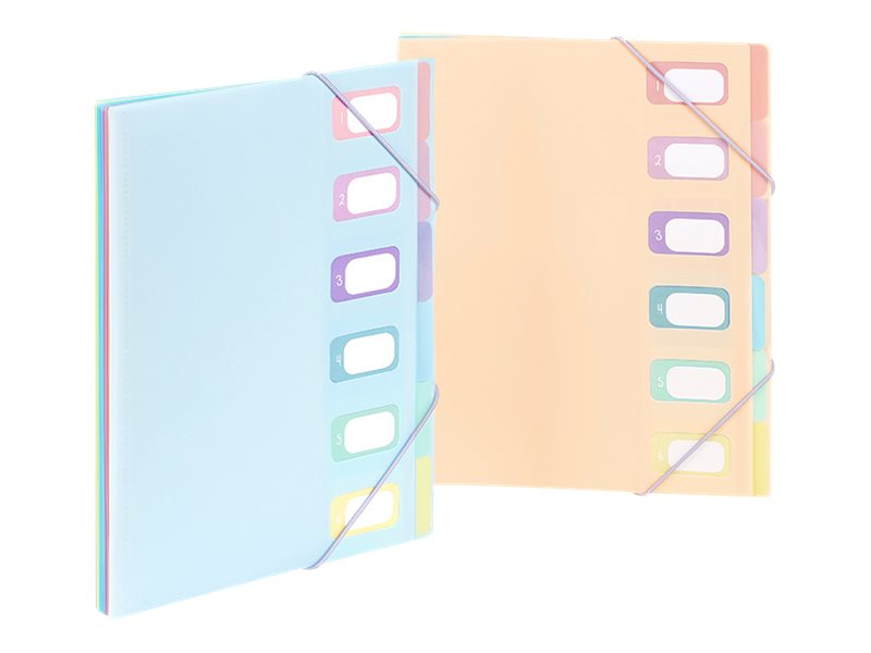 Viquel Rainbow Pastel - Trieur extensible 6 positions - disponible dans différentes couleurs