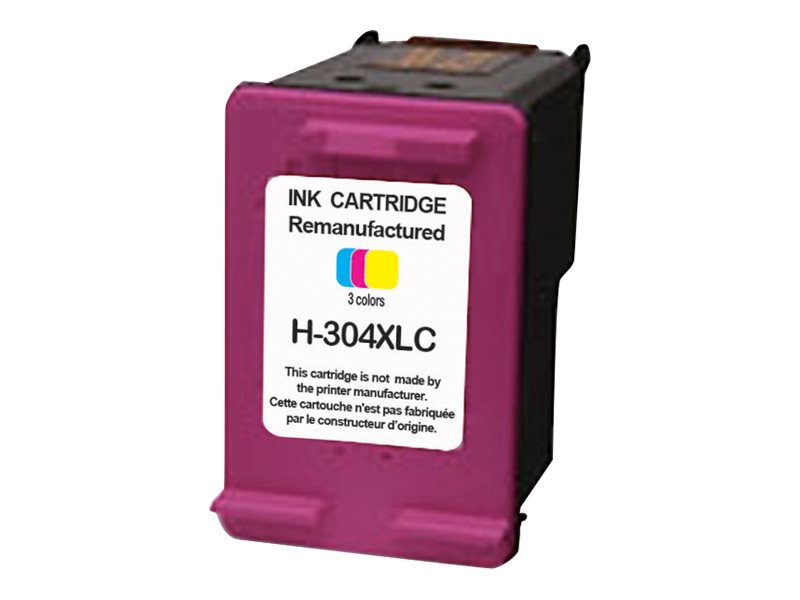 Cartouche compatible HP 304XL - cyan, magenta, jaune - Uprint