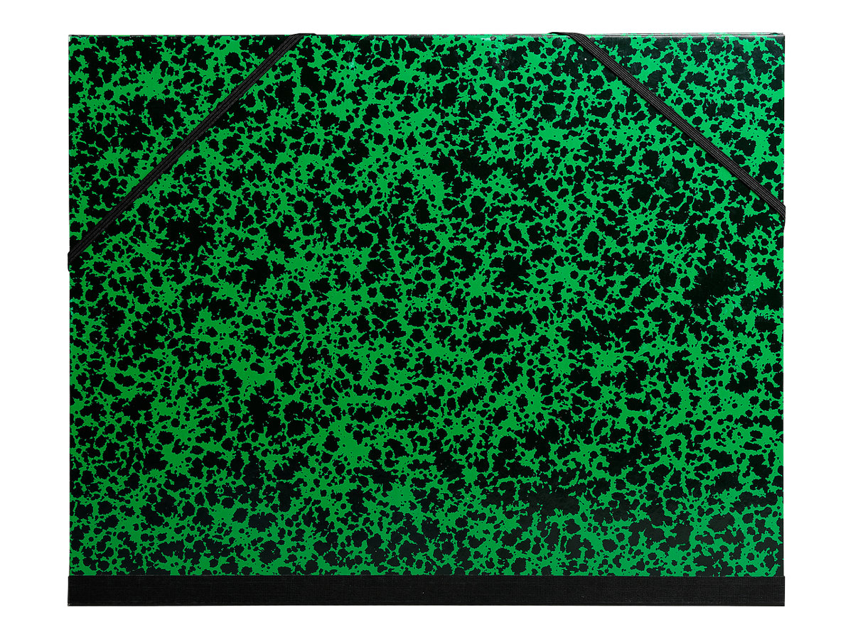Exacompta - Carton à dessin à élastiques - 52 x 72 cm - vert