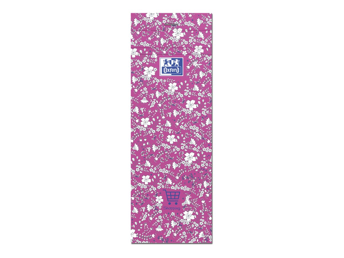 Oxford Floral - Bloc shopping 7,4 x 21 cm