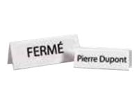 Promocome - Chevalet porte nom 210 x 61 mm