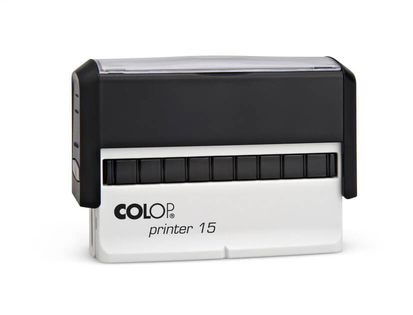Colop Printer 15 - Tampon personnalisable - 3 lignes - format rectangulaire