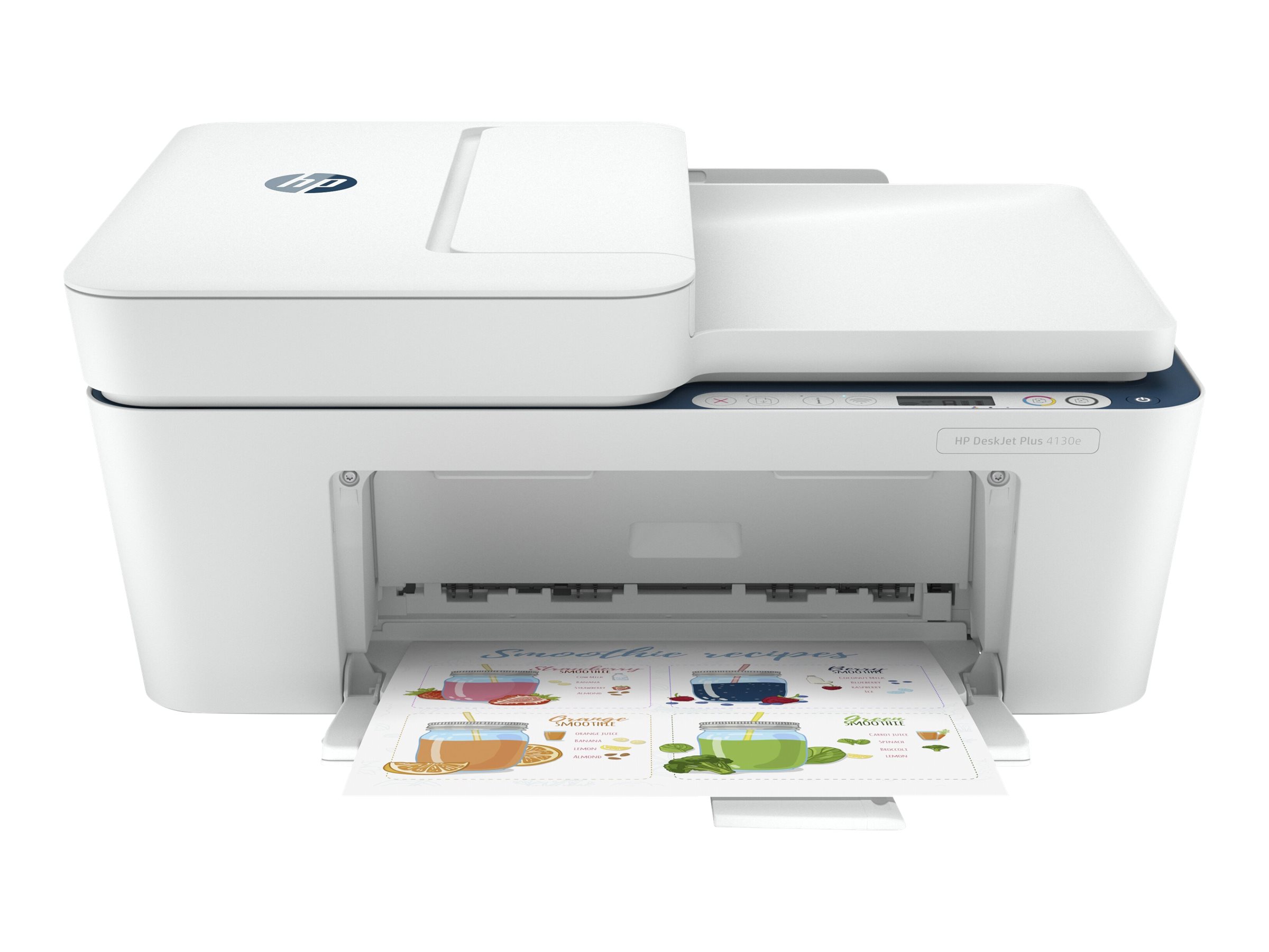 HP Deskjet 4130e - imprimante multifonctions jet d'encre couleur A4 - Wifi - blanche