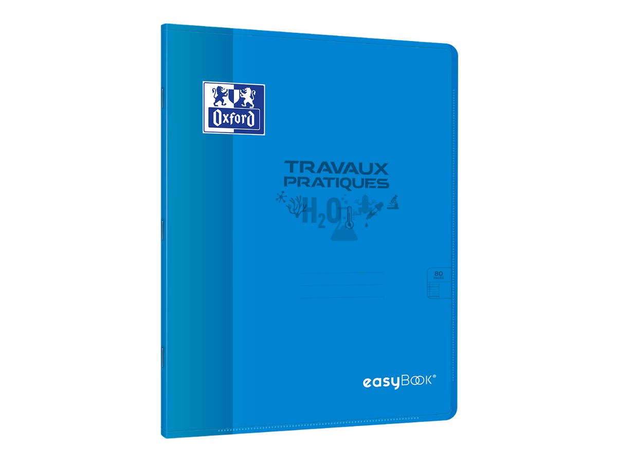 Page De Garde Cahier Polypro Oxford EasyBook - Cahier polypro de travaux pratiques (TP) - 24 x 32 cm - 80 pages - grands carreaux (Seyes)/uni - disponible dans différentes couleurs Pas Cher | Bureau Vallée