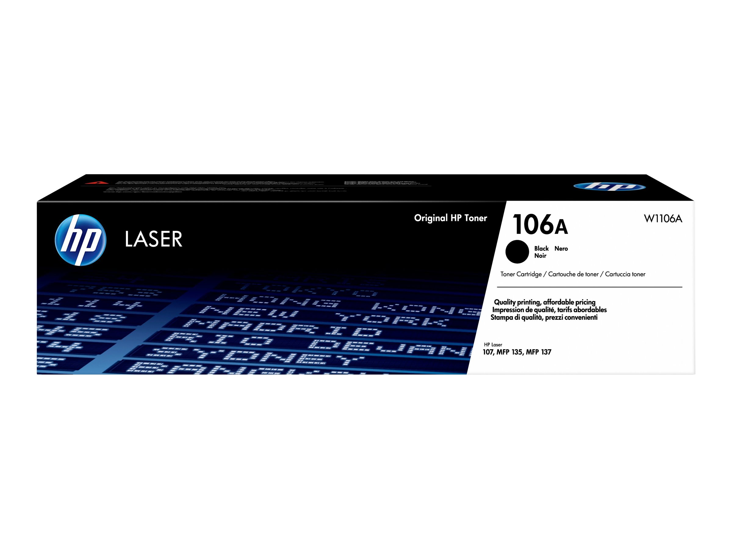 HP 106A - noir - cartouche laser d'origine 