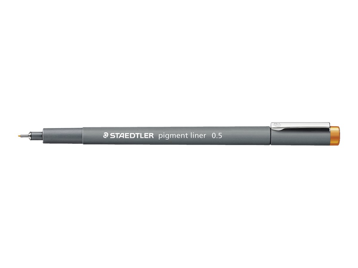STAEDTLER pigment liner - Feutre fin - 0.5 mm - orange