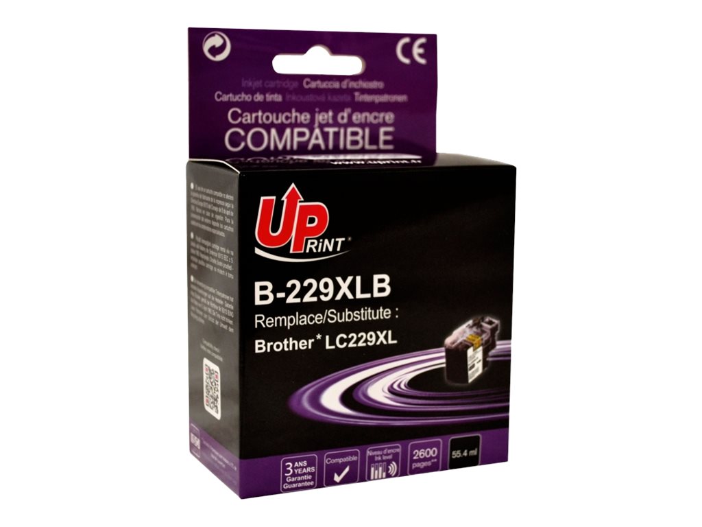 Cartouche compatible Brother LC229XL - noir - UPrint B.229XLB 