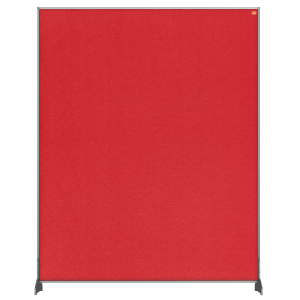 Nobo Impression Pro - Cloison de séparation - 80 x 100 cm - rouge