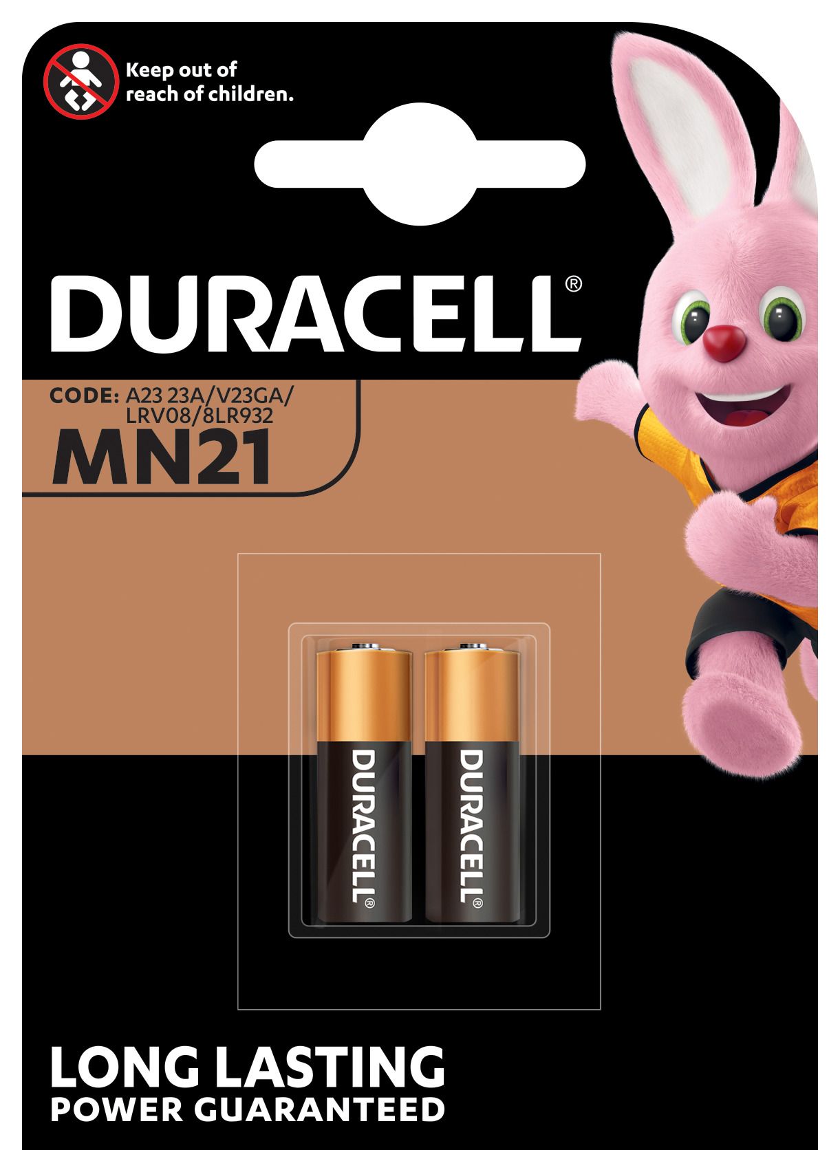 DURACELL MN21 - 2 piles alcalines spéciales - 12V