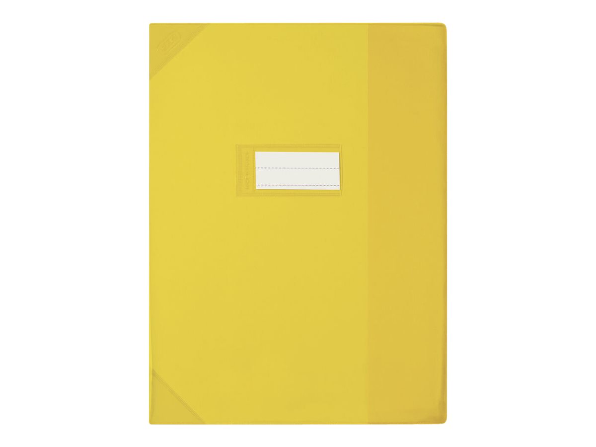 Oxford Strong Line - Protège cahier sans rabat - A4 (21x29,7 cm) - jaune translucide
