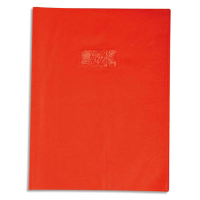 Calligraphe - Protège cahier sans rabat - 24 x 32 cm - rouge