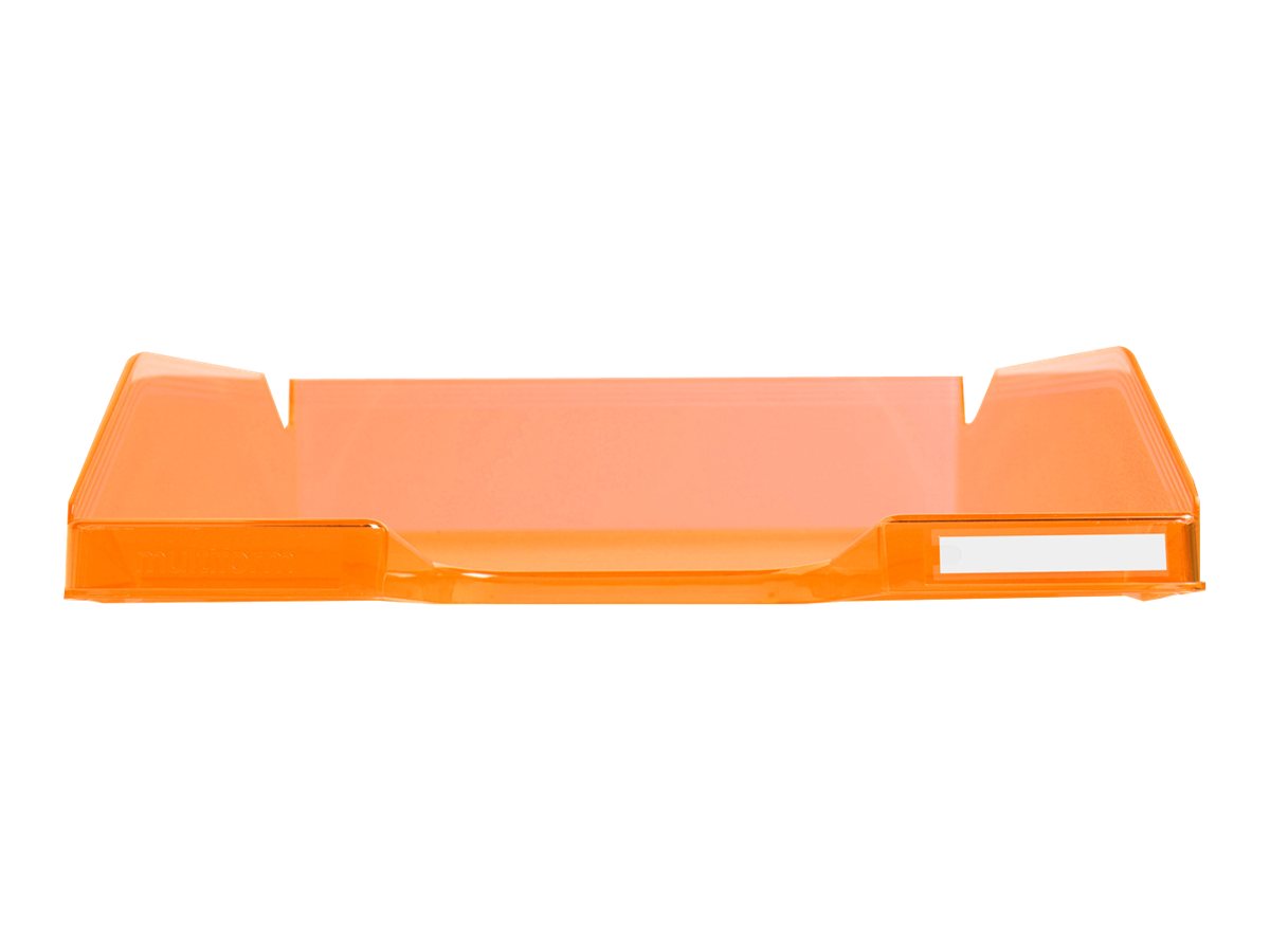 Exacompta COMBO - Corbeille à courrier orange translucide