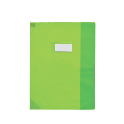 Oxford Strong Line - Protège cahier sans rabat - 17 x 22 cm - vert translucide