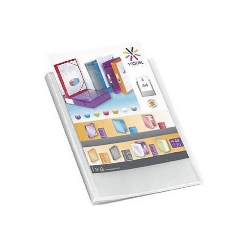 Viquel Propyglass - Porte vues personnalisable - 40 vues - A4 - incolore