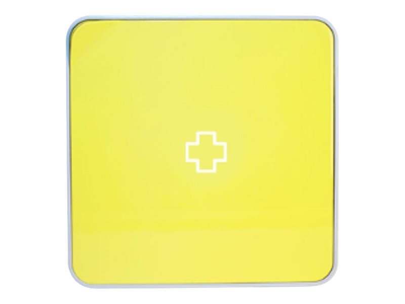 Armoire à pharmacie MultiBox - 32 x 70 x 32 cm - 4 étagères - jaune