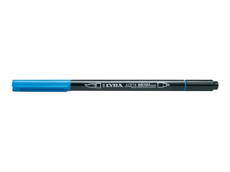 Lyra Aqua Brush Duo - Feutre pinceau double pointe - bleu ciel