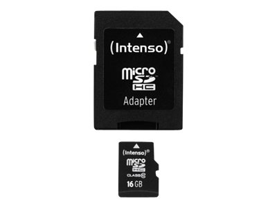 Intenso - carte mémoire 16 Go - Class 10 - micro SDHC 