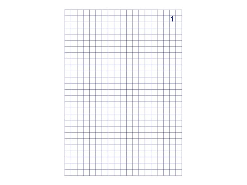 ELVE - Manifold quadrillé 5x5 - 50 dupli - 14,8 x 10,5 cm
