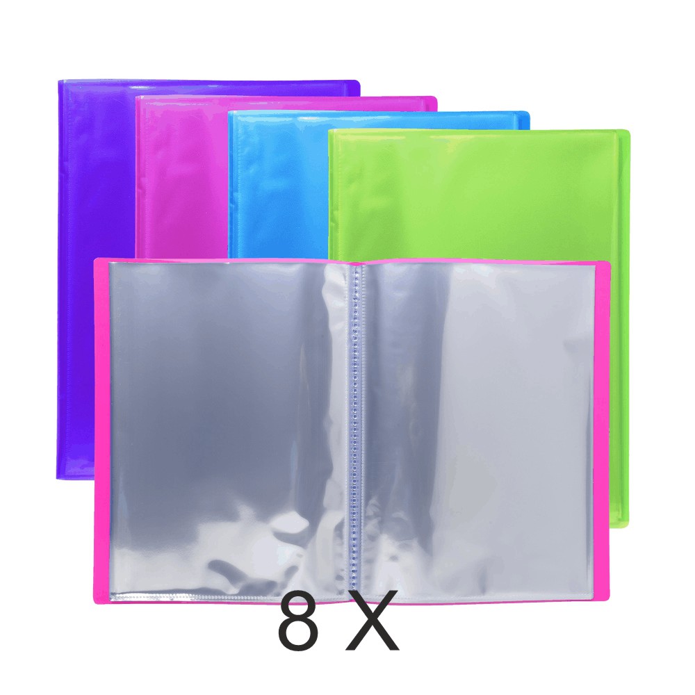 Exacompta Iderama - 8 Porte vues - 120 vues - A4 - couleurs assorties