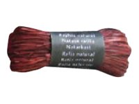 Maildor - Pelote de raphia naturel - ruban d'emballage 50 g - café