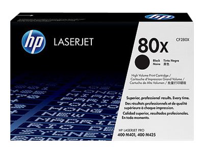 HP 80X - Pack de 2 - noir - cartouche laser d'origine