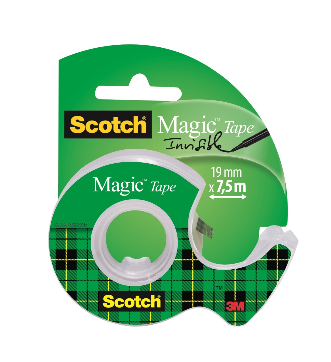Scotch Magic - Ruban adhésif - 19 mm x 7,5 m - avec dévidoir